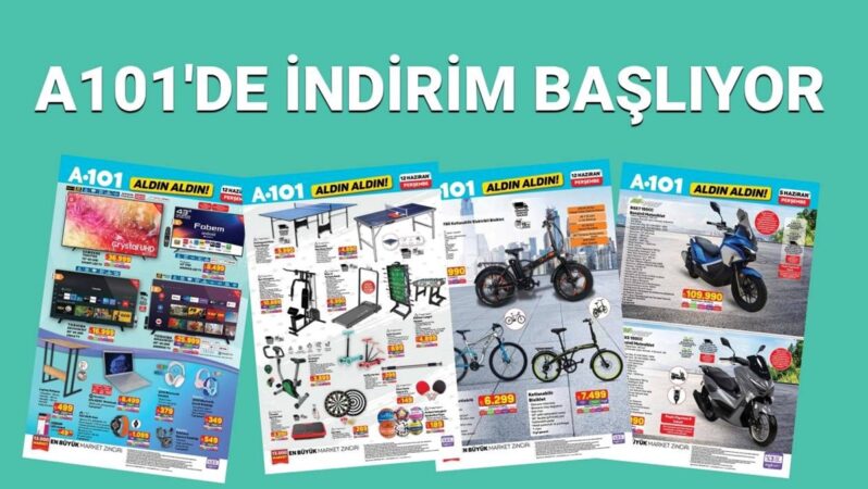Bugün reyonlarda: A101 12 Haziran perşembe aktüel kataloğu: Televizyon, laptop ve elektronik ev ürünleri satışa çıktı