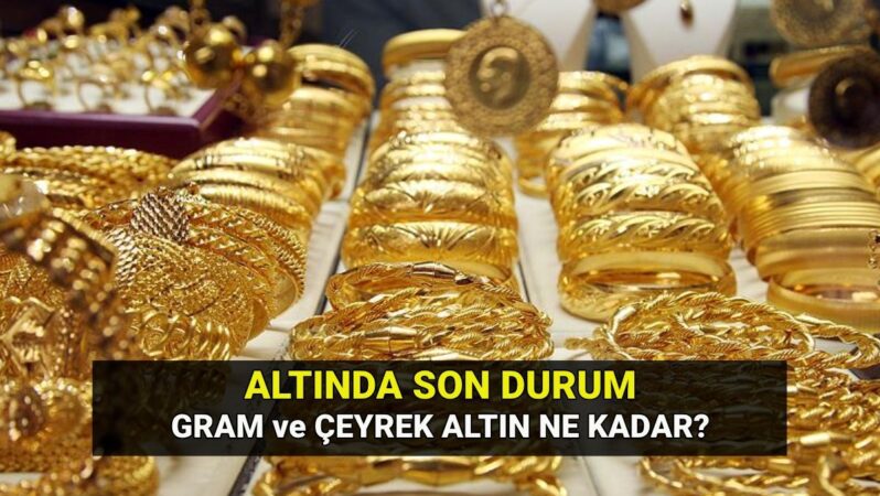 Altında son durum: 26 Haziran gram altın ve çeyrek altın kaç lira? Bugün canlı altın kuru